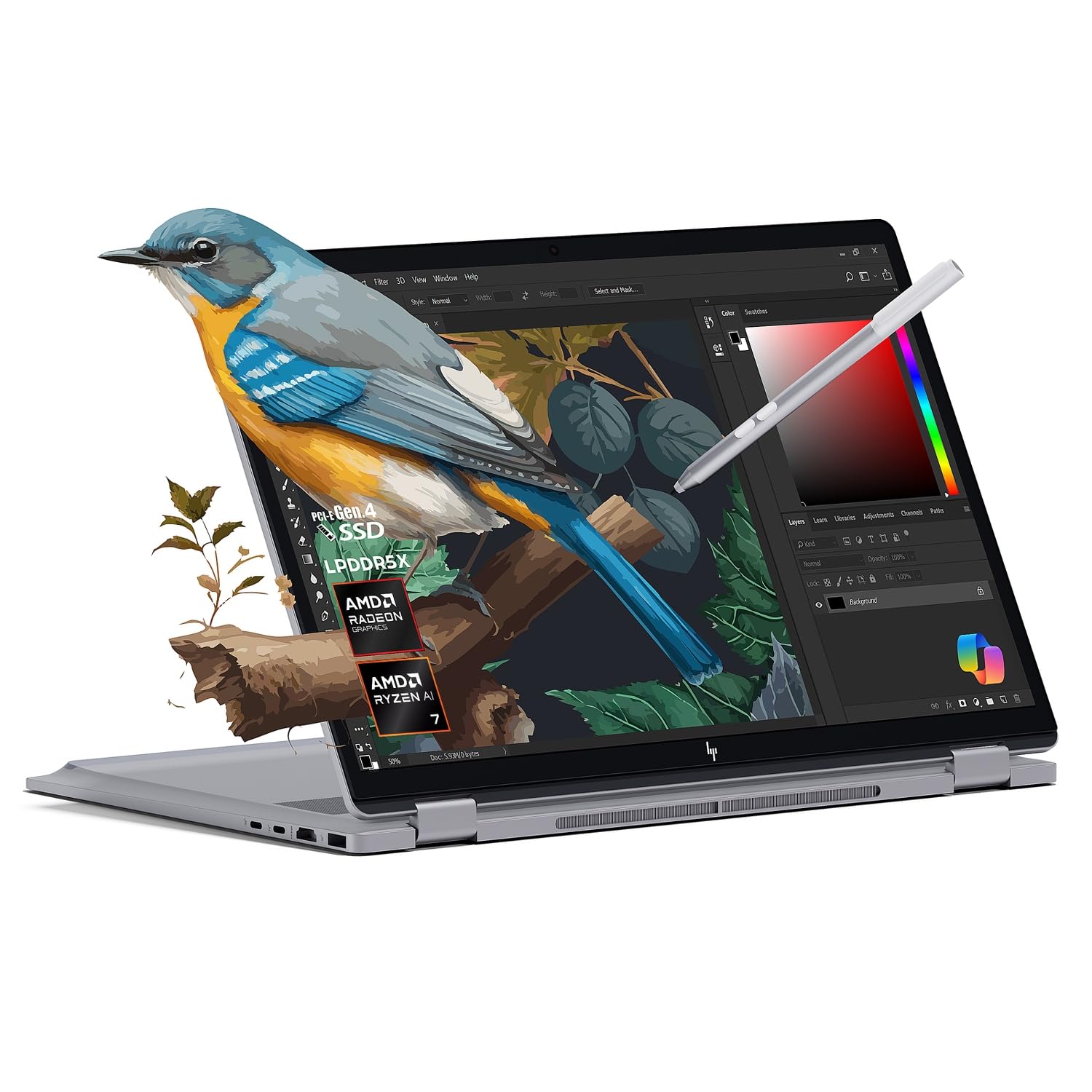 HP 2025 New Envy x360 2-in-1 Laptop, OmniBook X Flip 14